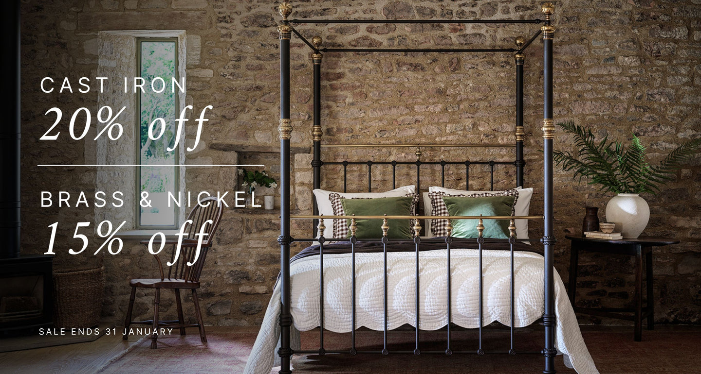 Boxing Day Sale | 20% off Cast Iron Beds | 15% off Brass & Nickel Beds