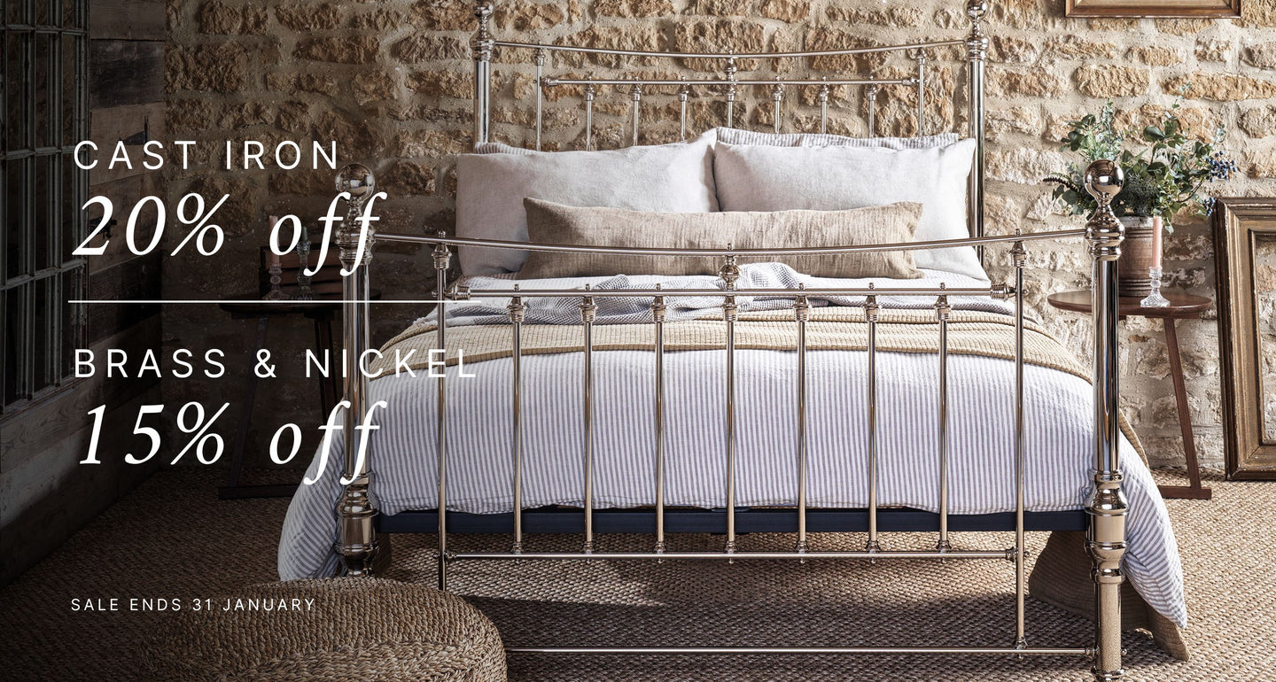 Boxing Day Sale | 20% off Cast Iron Beds | 15% off Brass & Nickel Beds