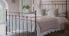 rebecca cast iron bed in plaster