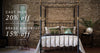 cast iron four poster 20% off