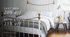 cast iron beds summer sale 20% off