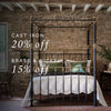 Boxing Day Sale | 20% off Cast Iron Beds | 15% off Brass & Nickel Beds