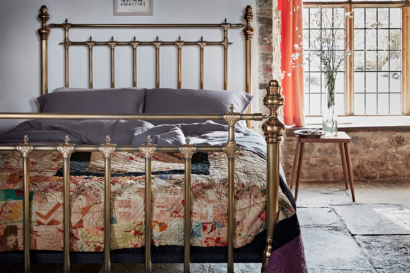Collection of Brass Beds by the Cornish Bed Company