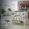 cast iron Maud daybed