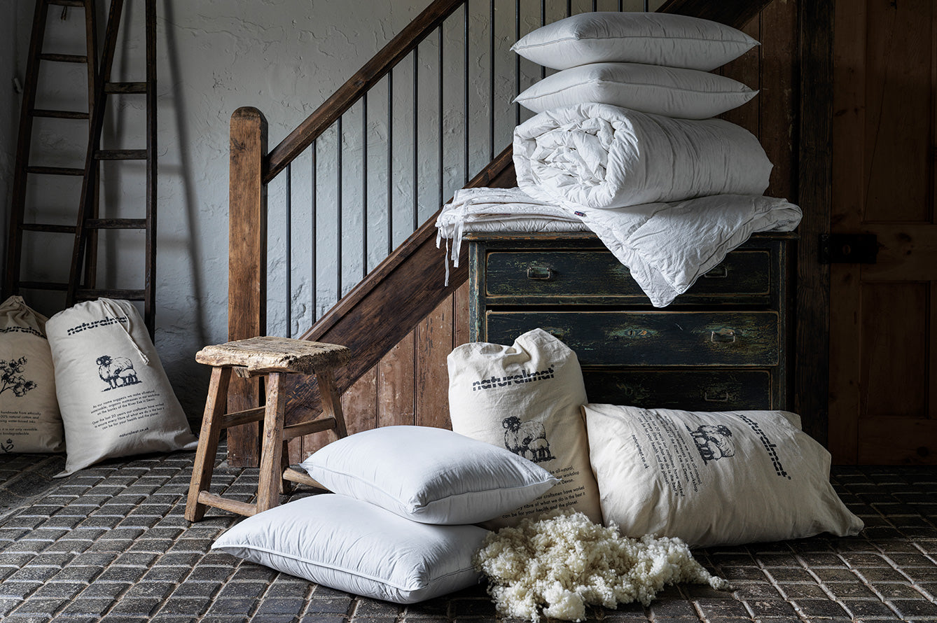 Bedding by Naturalmat for the Cornish Bed Company
