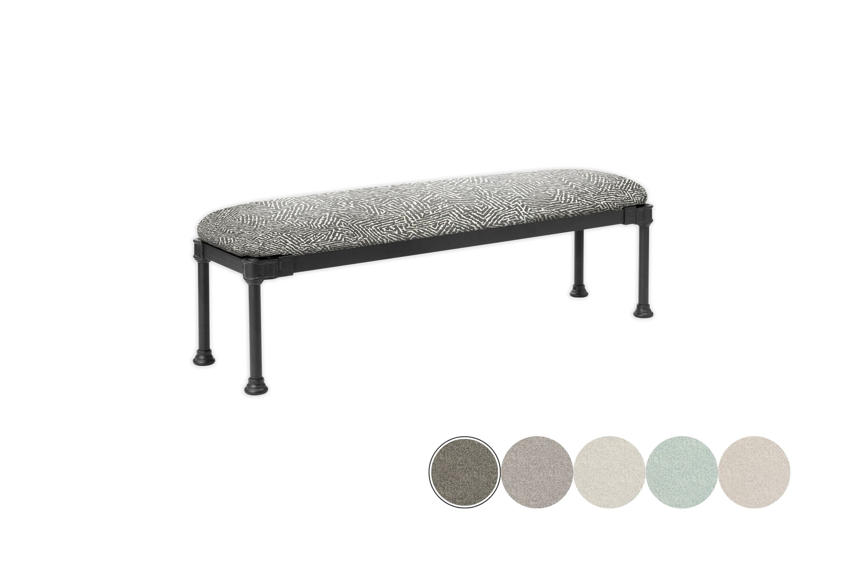 Fowey Bench Double 137cm x 40cm x Kaiko (63% Cotton 37% Linen)