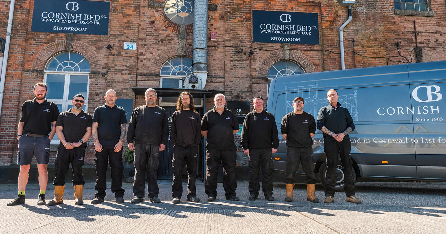 Cornish Bed Company foundry team
