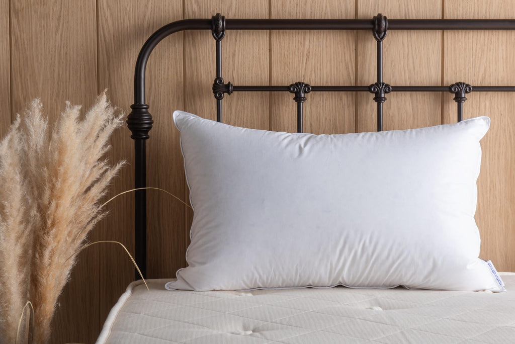 The Goose Down Pillow Natural Fibre Pillow The Cornish Bed