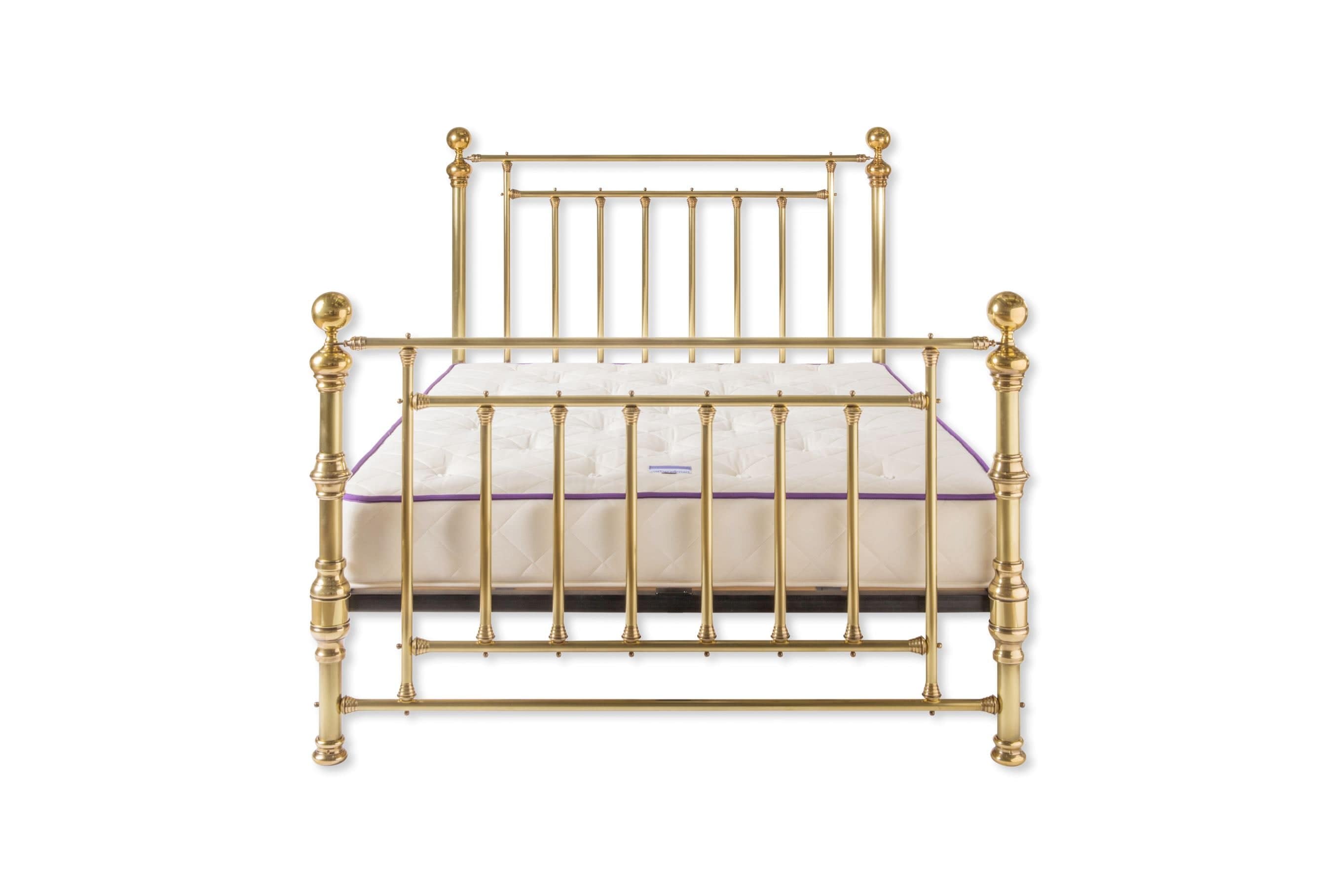 Gloucester Antique Brass Bed Or Headboard. Single, Double Or Emperor –  Cornish Beds