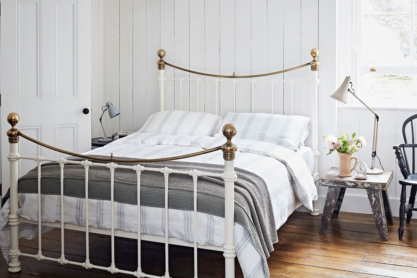 Brass Bedstead  Authentic Victorian Brass Metal Bed – Cornish Beds